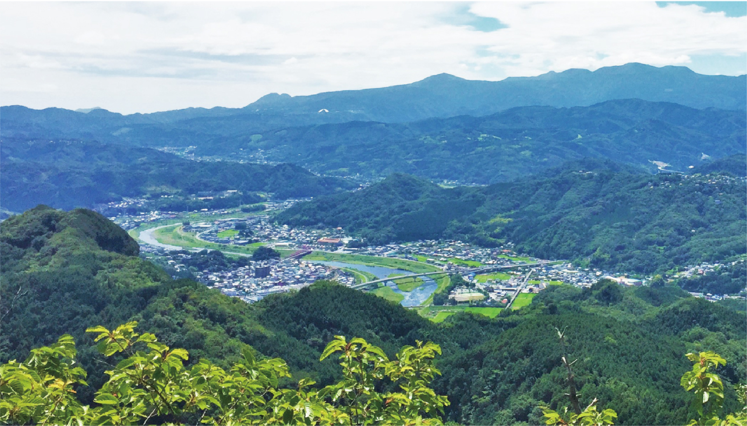 五城目のまちなみ